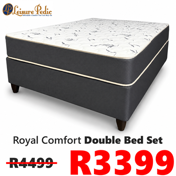 Royal Comfort Double bed set
